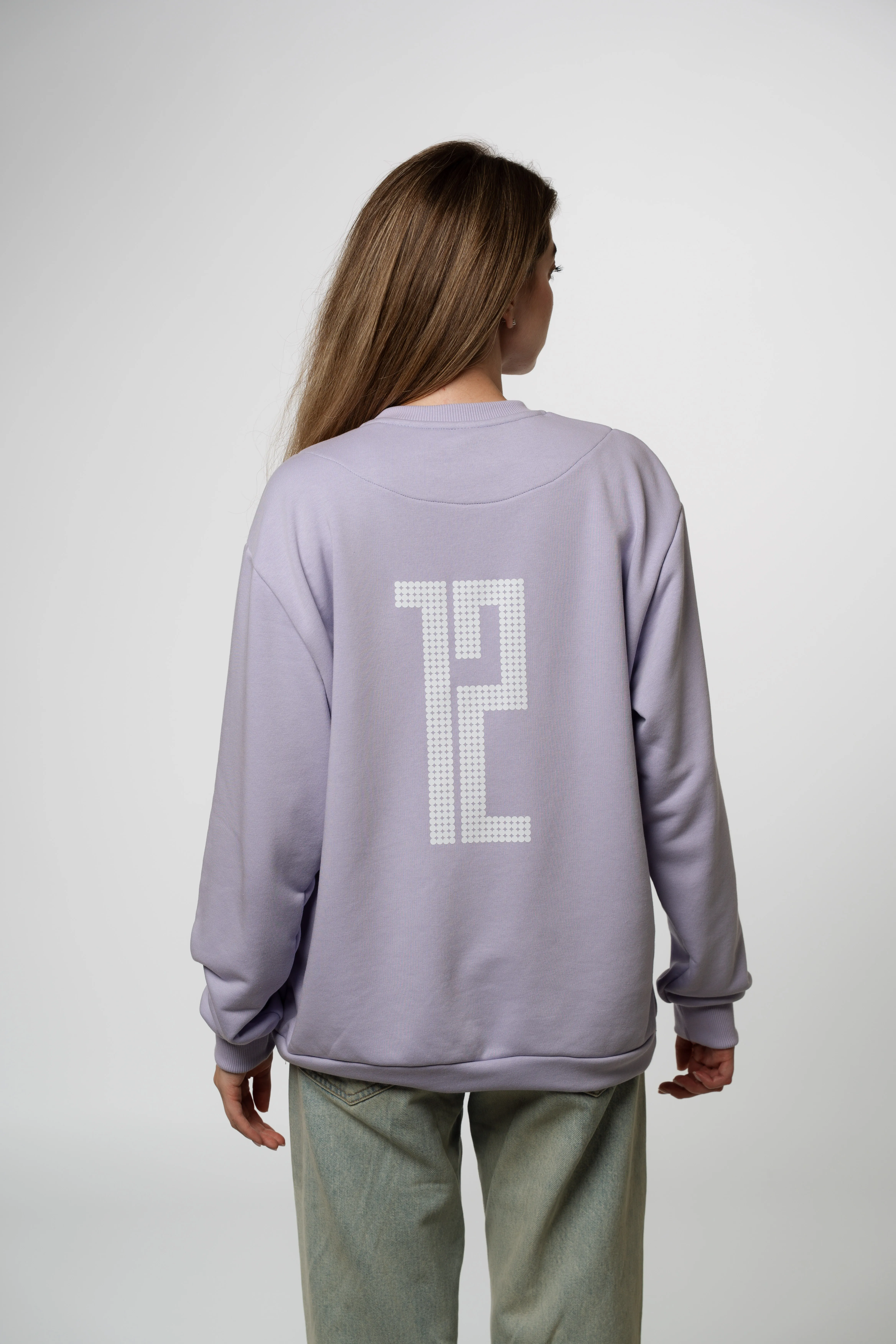 Світшот "12" ліловий Розмір: S-M, Color: Ліловий