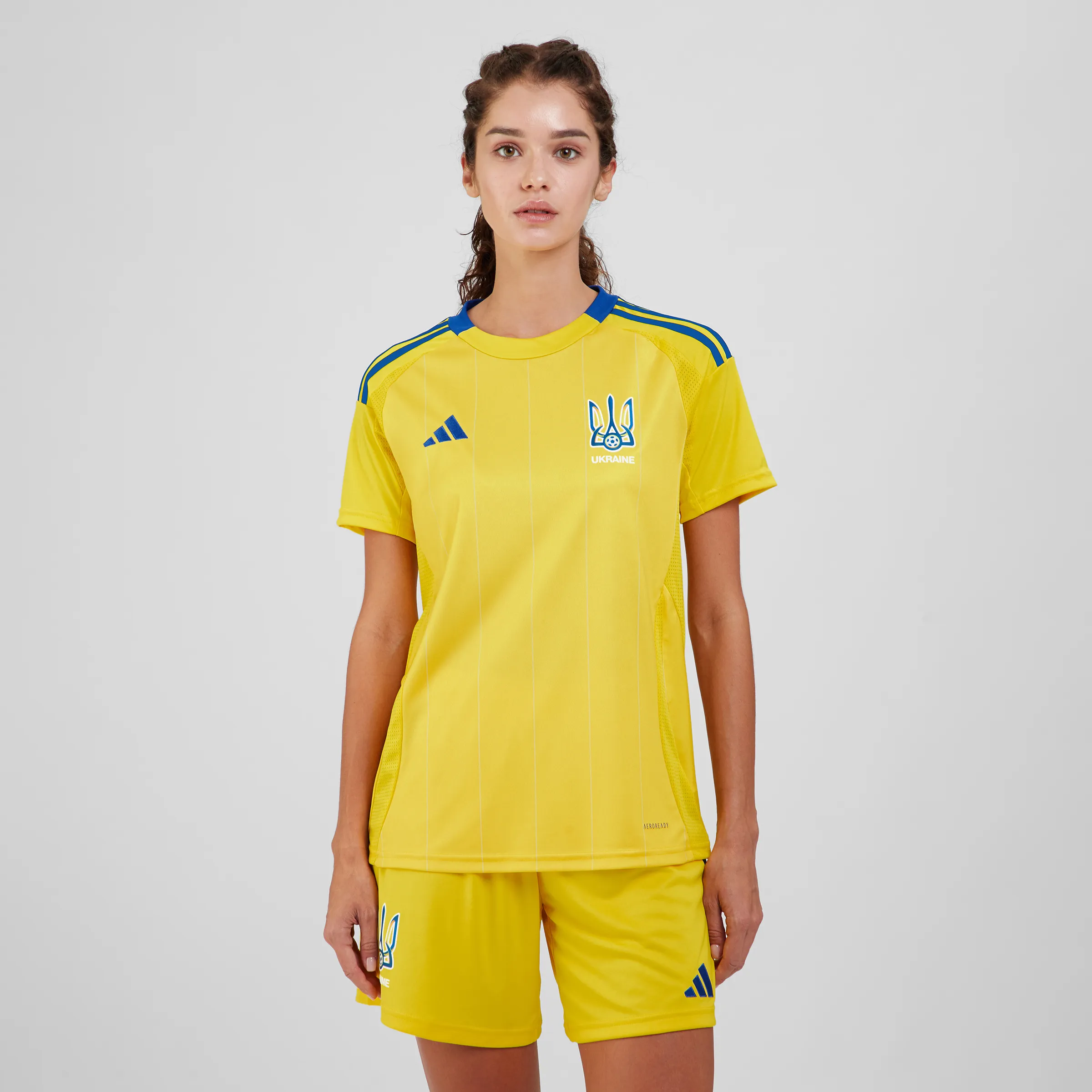 Жіноче домашнє Джерсі "Ukraine 24" Розмір: S, Color: Жовтий