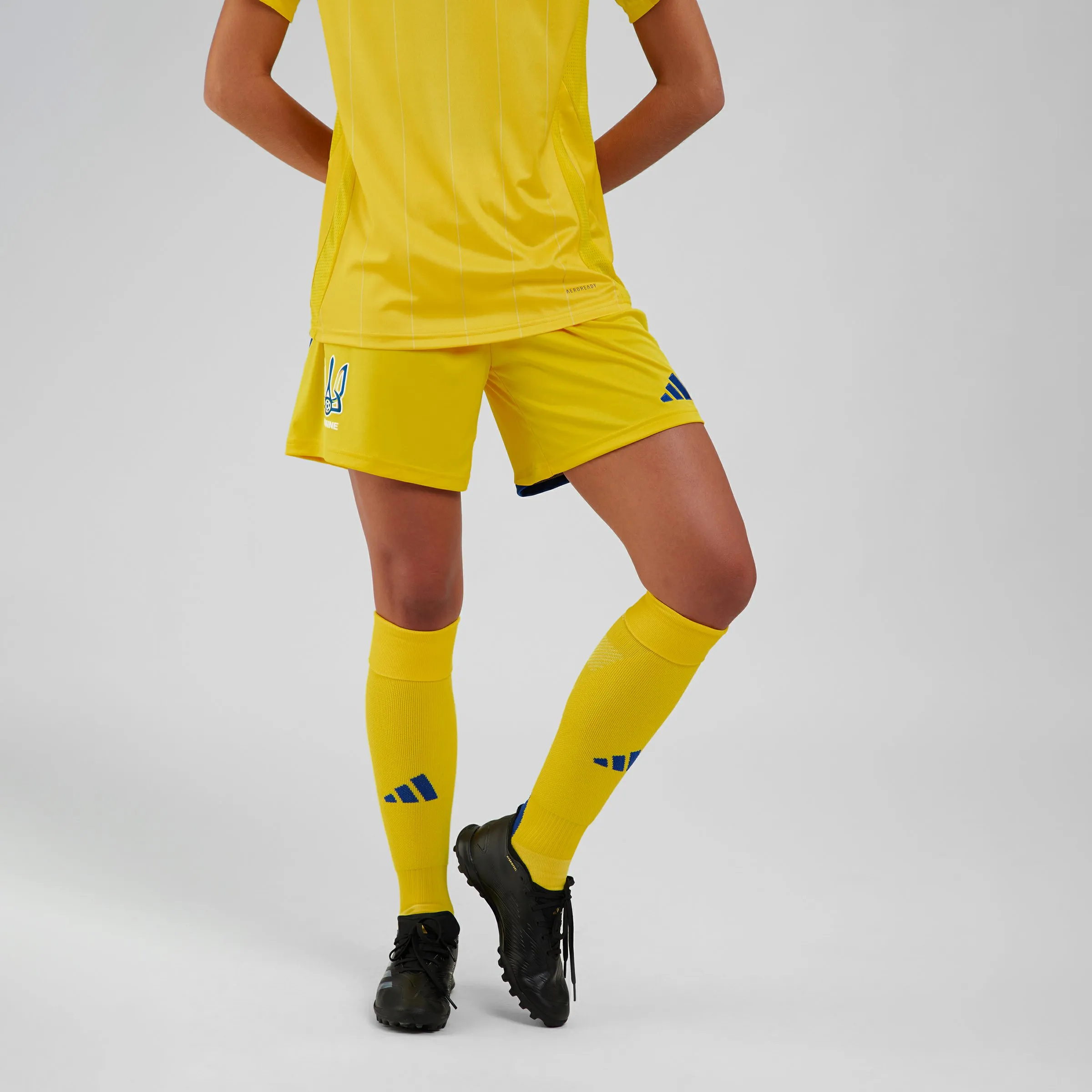 Жіночі домашні шорти "Ukraine 24" Розмір: S, Color: Жовтий