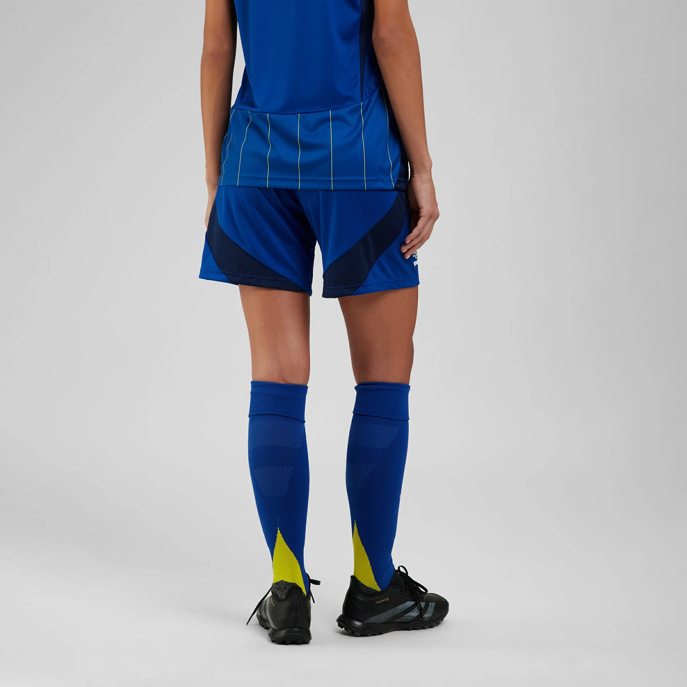 Жіночі виїзні шорти "Ukraine 24" Розмір: S, Color: Синій